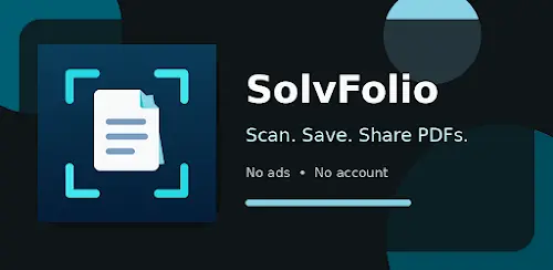 SolvFolio: Scan, save and share PDFs